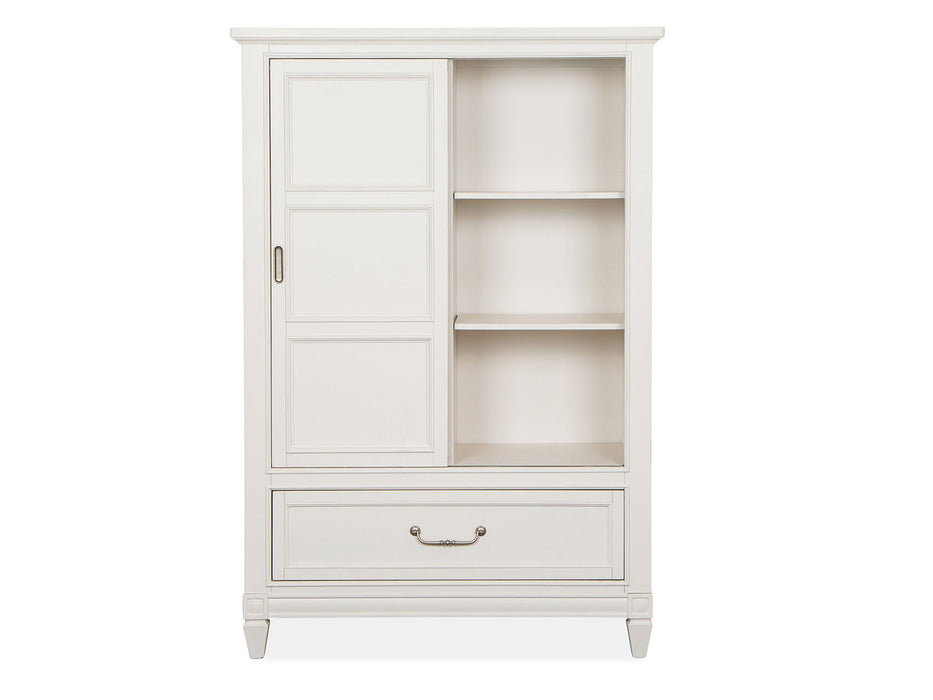 Willowbrook - Door Chest - Egg Shell White With Slight Rub Through