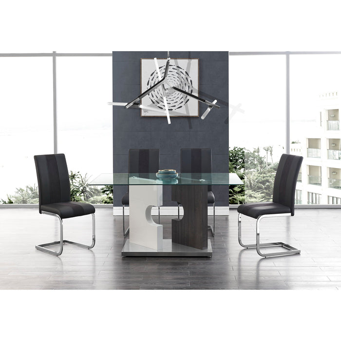 Iris - Dining Table - Gray