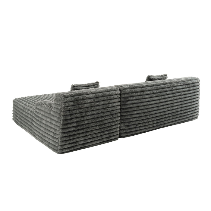 Cloud Sectional Sofa Upholstered Couch Free Combined Sofa