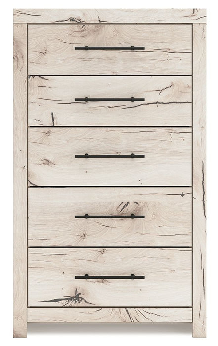 Lawroy - Five Drawer Chest - Light Natural