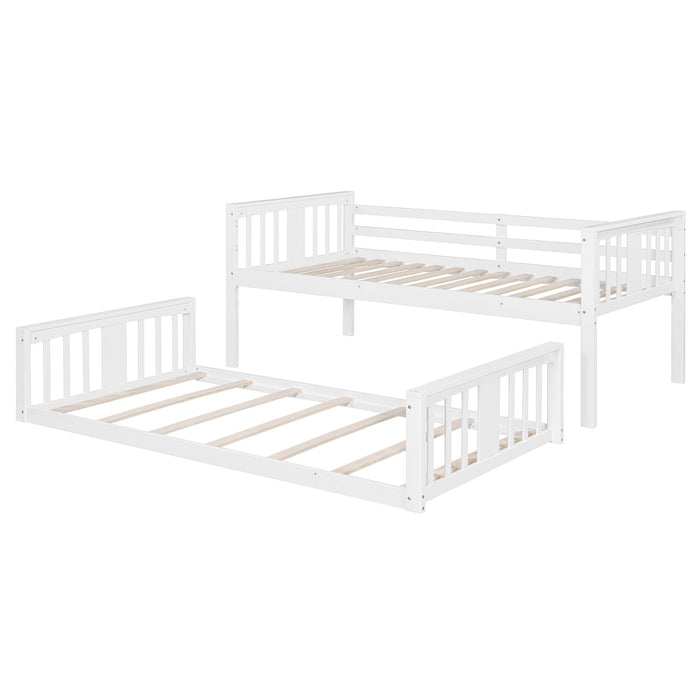 Solid Construction Bunk Bed & Ladder
