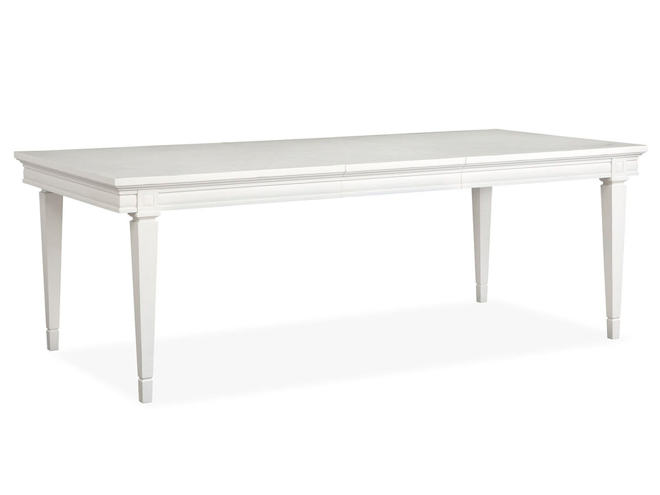 Willowbrook - Extendable Rectangular Dining Table - Egg Shell White