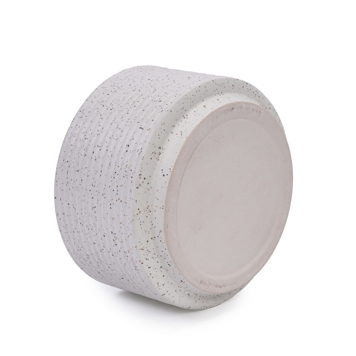 2 Pieces Flowerpot, Planter For Patio, Garden Or Windowsills - Milk White