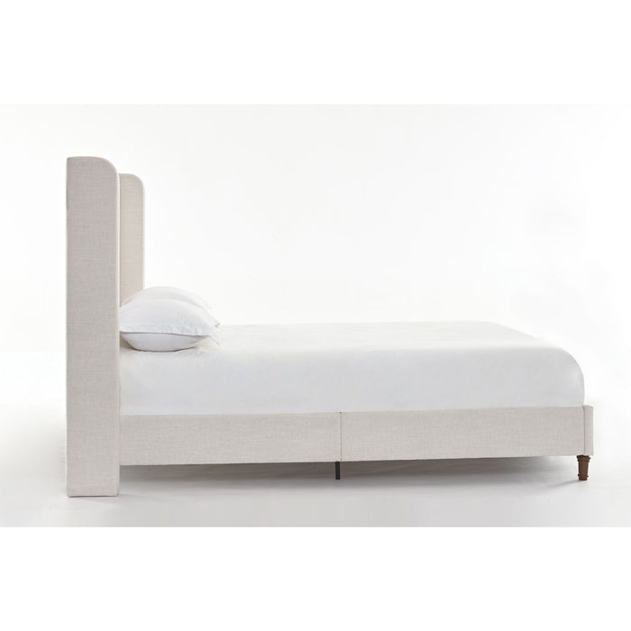 Hayden - Upholstered Wingback Bed With Tall Headboard