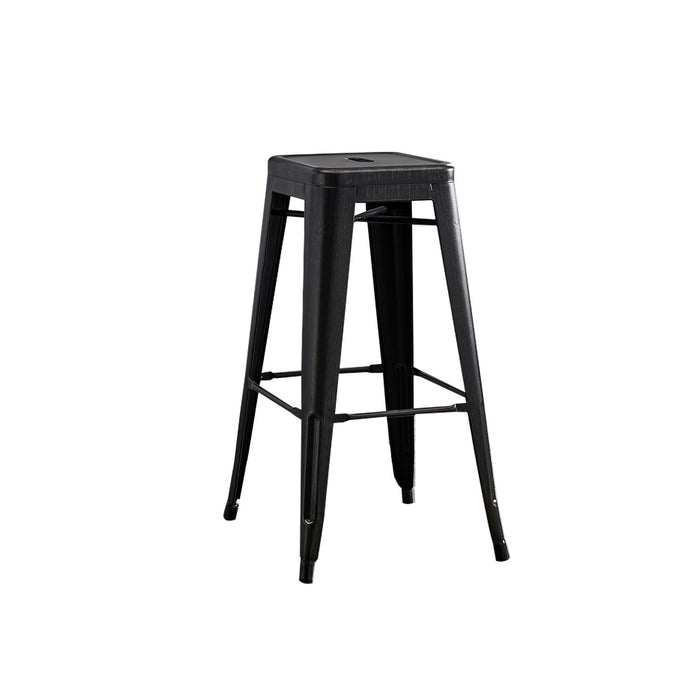 Backless Bar Stools (Set of 2) - Black