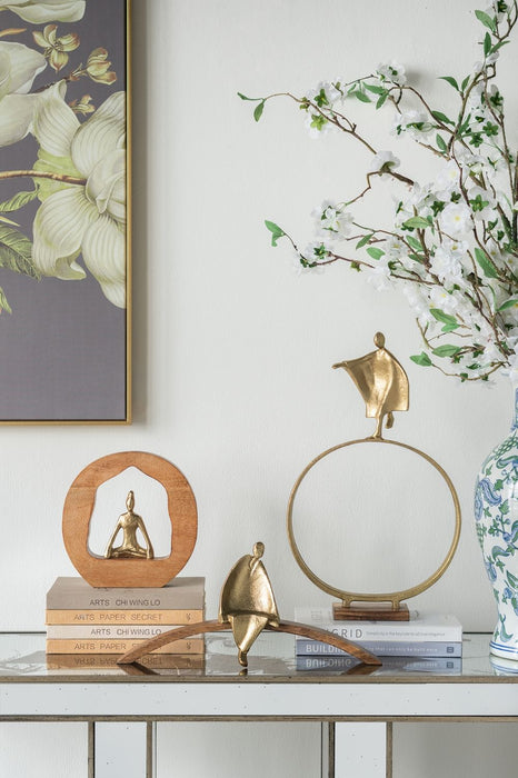 Rectangular Console Table With Elegant Floral Design And Mirrored - Silver Multi