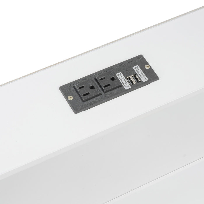 Bunk Bed With Storage Cabinets And USB Ports