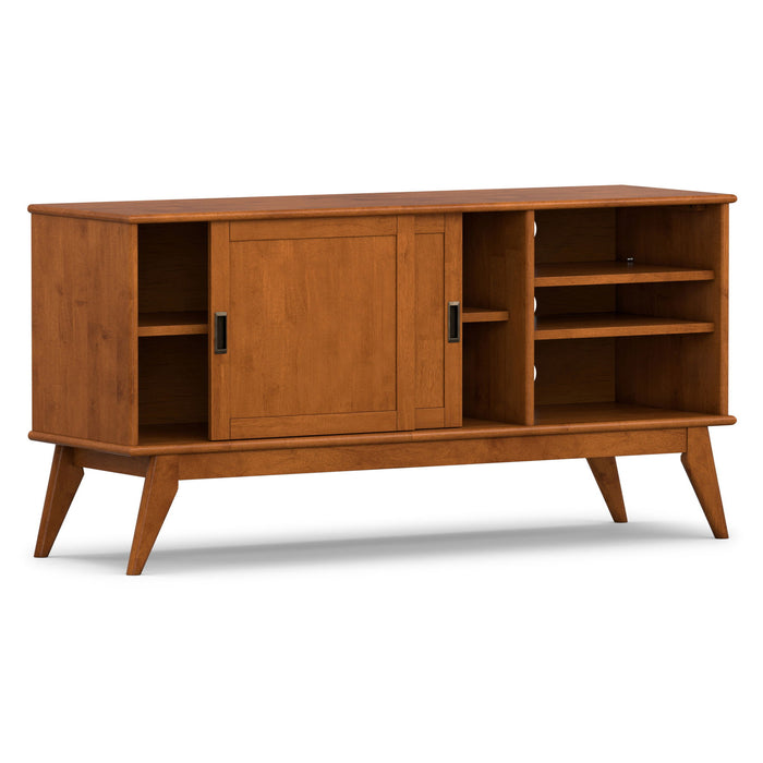 Draper - Handcrafted Mid Century Low TV Media Stand