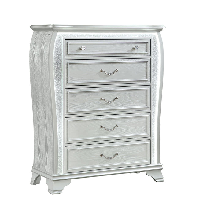Aurelia - 5 Piece Bedroom Set With LED Light