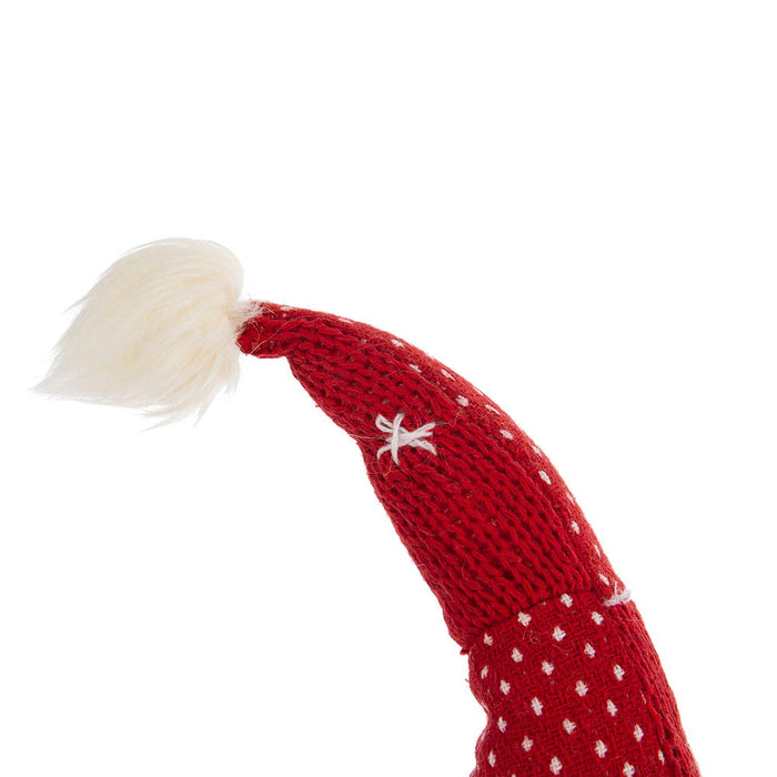 Christmas Gnomes Decorations, Christmas Table Home Ornaments For Holiday Party Gifts (Set of 2) - White / Red