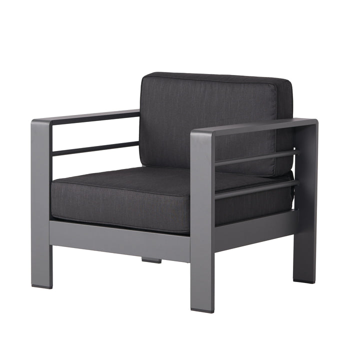 Cape Coral - Club Chair - Dark Gray