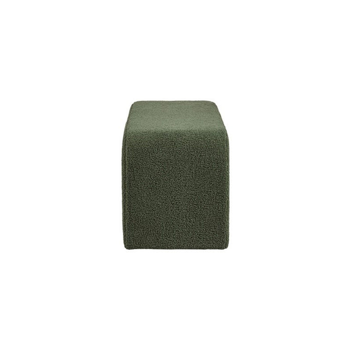 Modern Contemporary Boucle Waterfall Bench