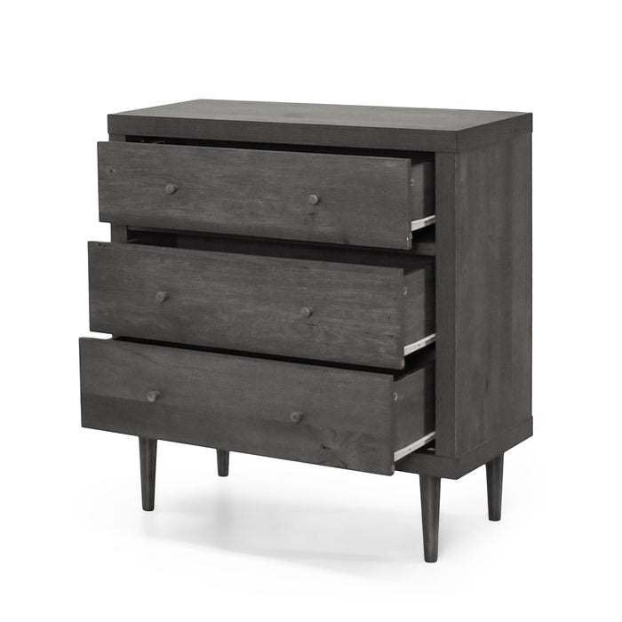 Nystrom - Mid Century Modern 3 Drawer Chest