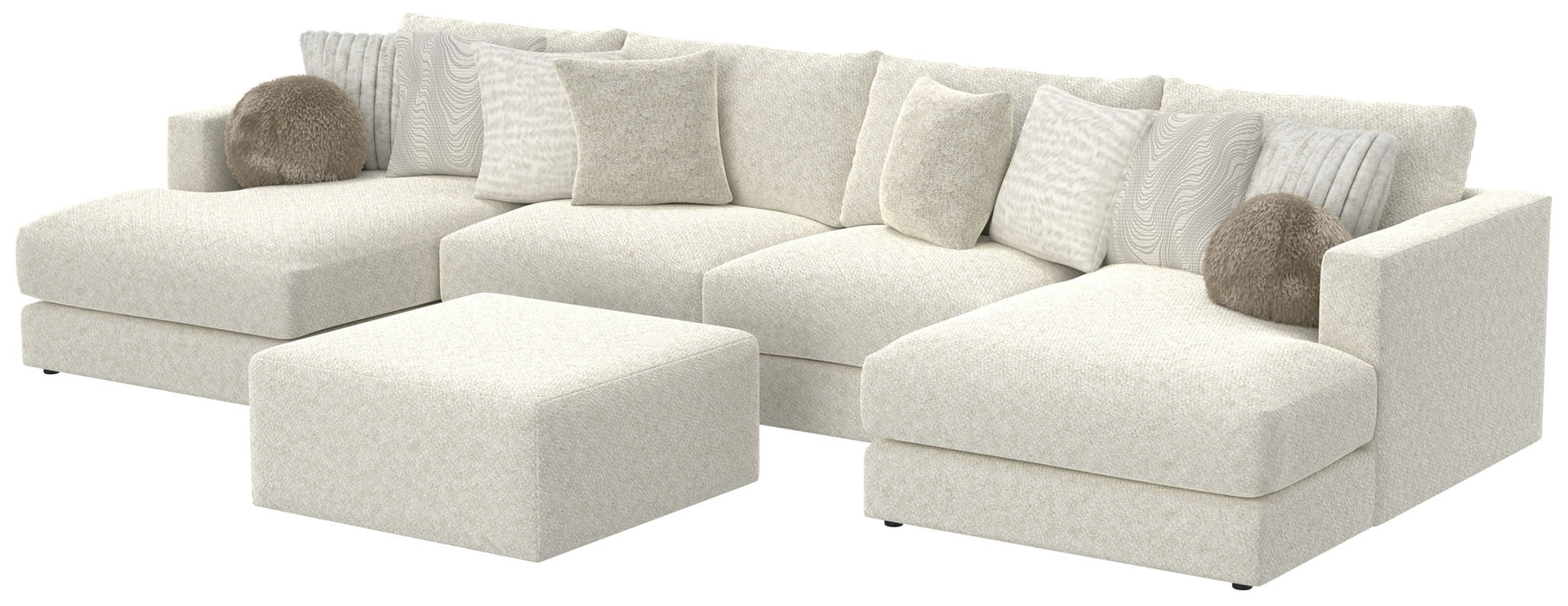 Ritzy - Modular Sofa And Included Cocktail Ottoman