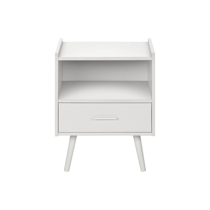Modern Accent Table With Storage Drawer