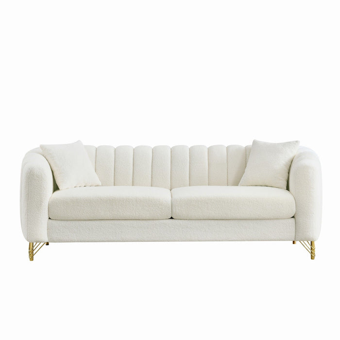 Oversized Sofa, Deep Tufted Couch