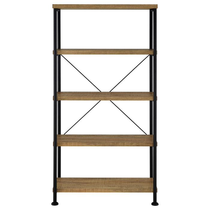 Analiese 63-inch 4-shelf Bookshelf Mango