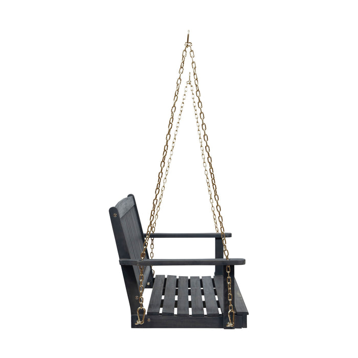 Tambora - Porch Swing Acacia Wood Slat Design