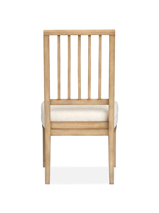 Coventry - Upholstered Side Chair With Solid Wood Back (Set of 2) - Honey Maple