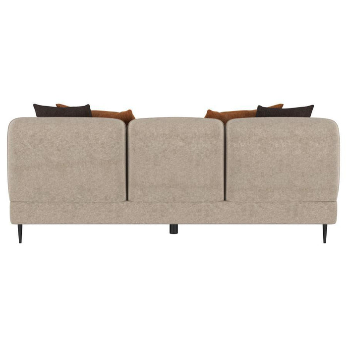 Jade - Chenille Upholstered Modern Track Arm Sofa
