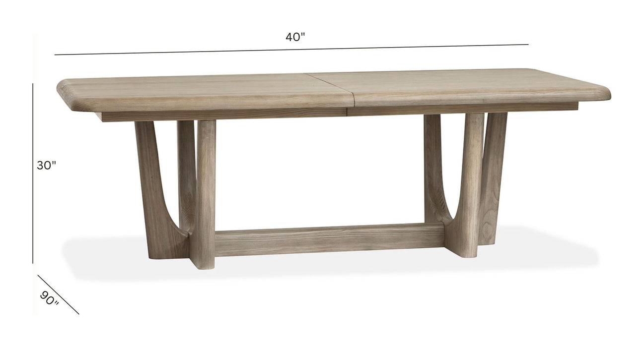 Braelyn - Extendable Trestle Dining Table Set