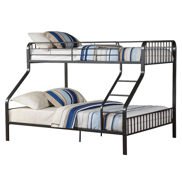 Caius - Twin Long/Queen Bunk Bed - Gunmetal