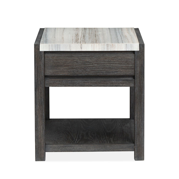 Plum Creek - Rectangular End Table - Ravenwood Black