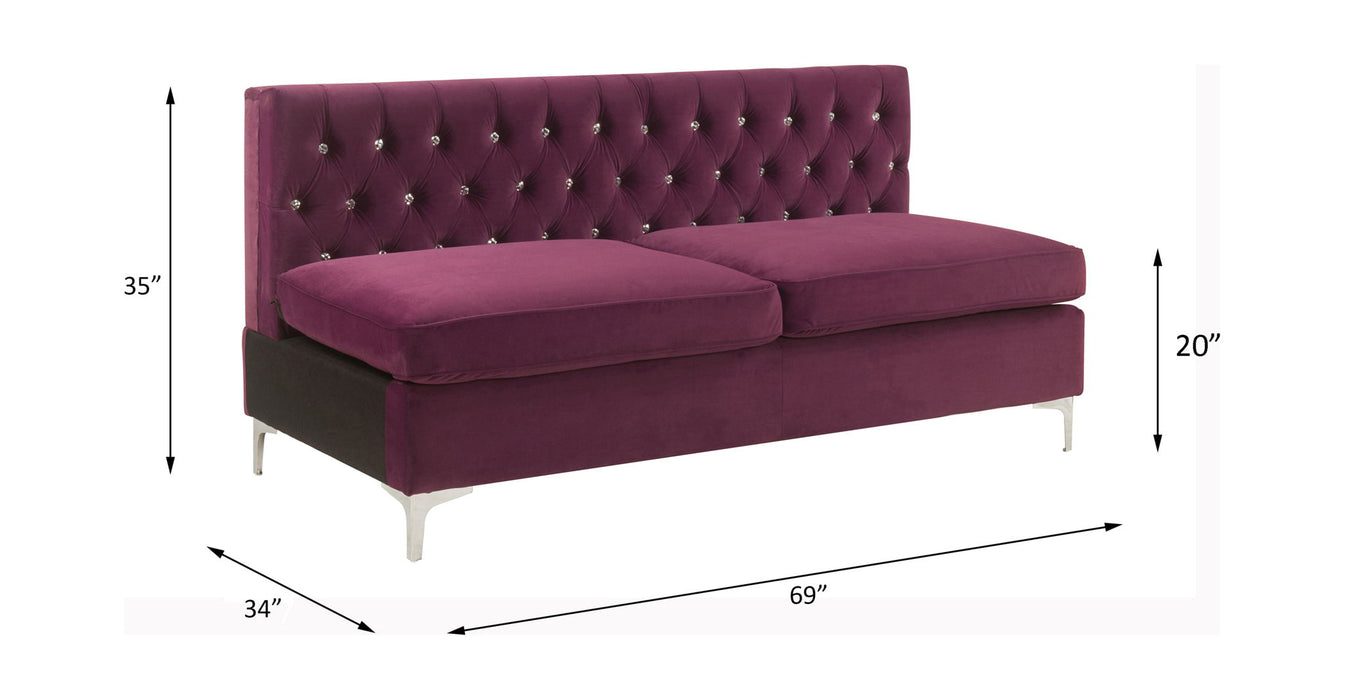 Jaszira - Modular - Armless Sofa