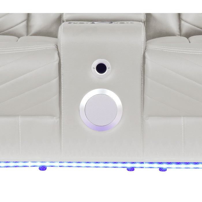 Challenger - LED Power Recliner Loveseat