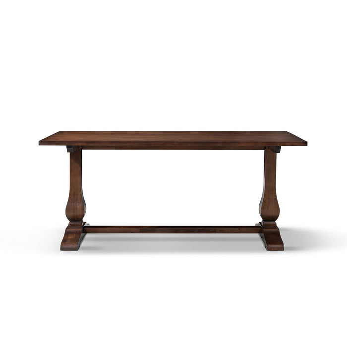 Whitmore - Trestle Dining Table - Dark Brown