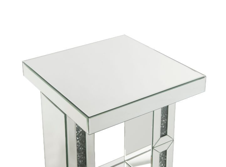 Noralie - Accent Table - Mirrored - 24"