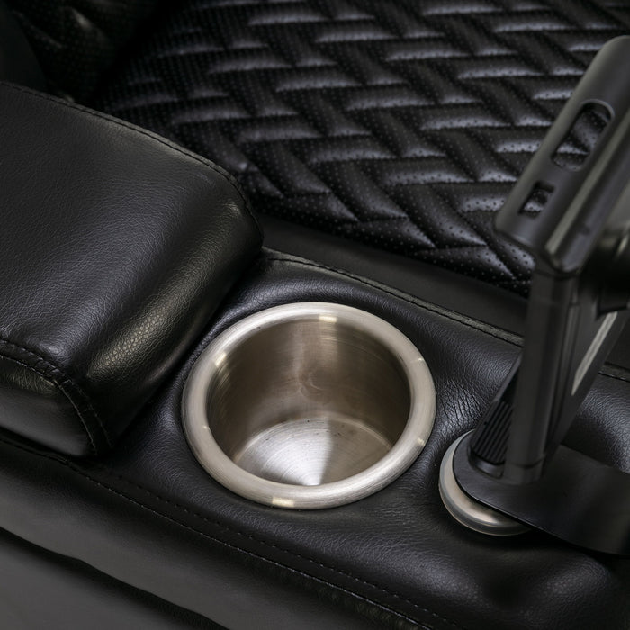 270 Degree Swivel Power Recliner With Tray Table, Phone Holder, Cup Holder, USB Port