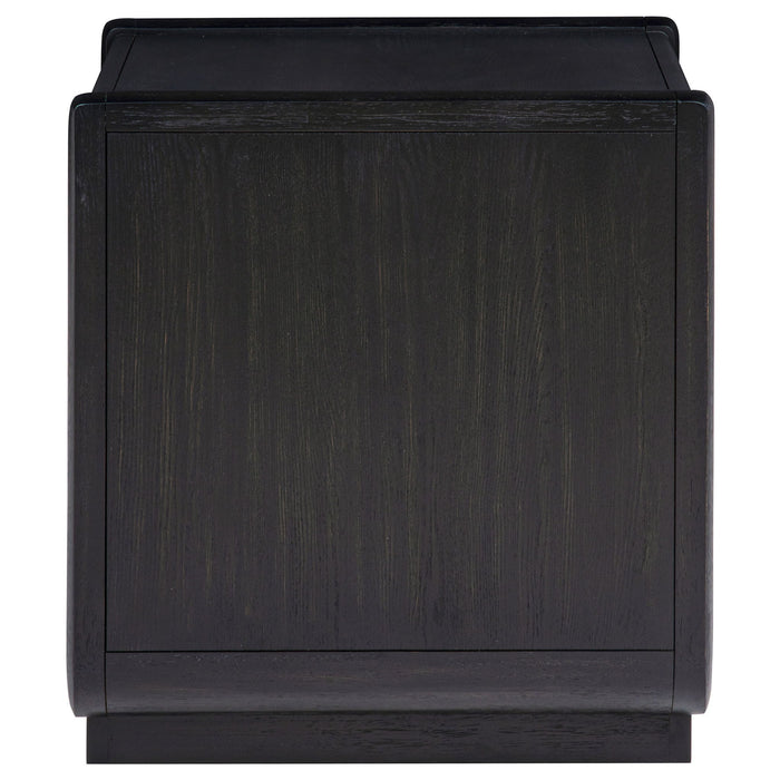 Leandro 3-piece Wood Coffee and End Table Set Burnished Black