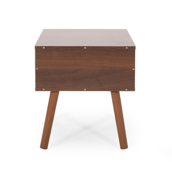 2 Toned Particle Board End Table