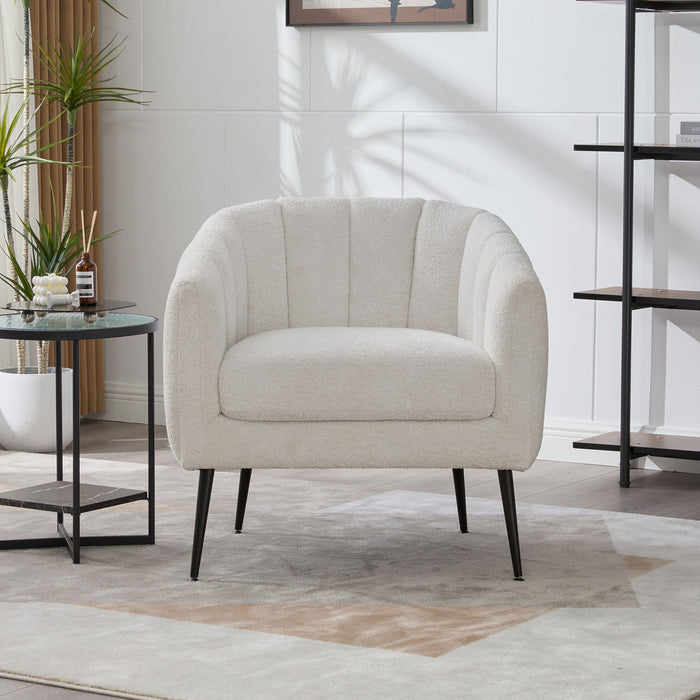 Vanity Barrel Accent Lounge Chair