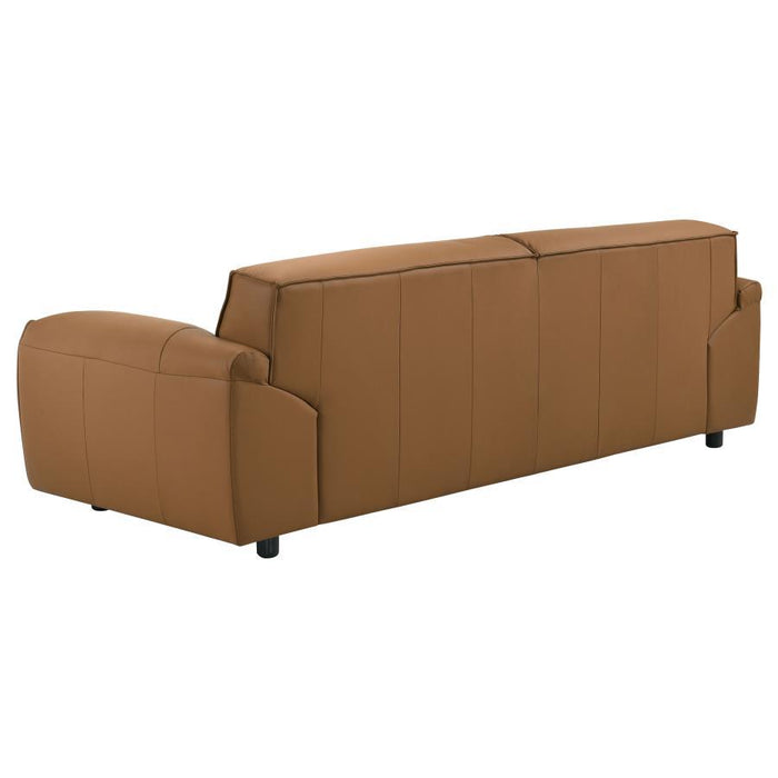 Buxton - Top Grain Leather Upholstered Sofa