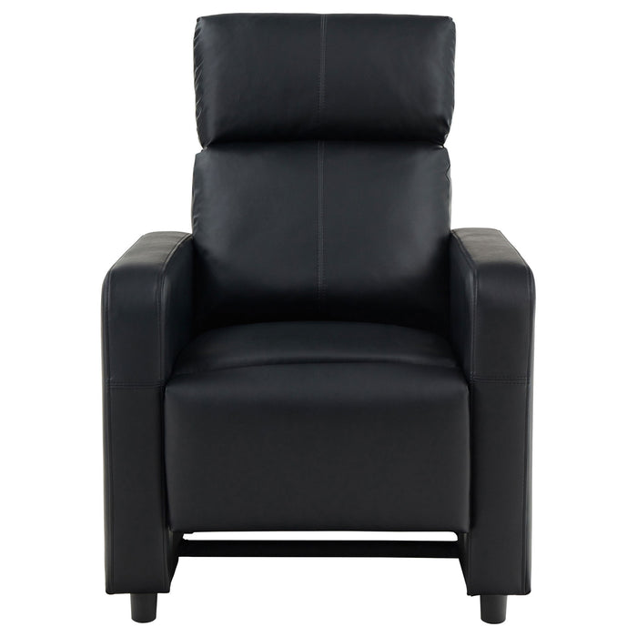 Warren - 3 Seater Reclining Home Theater - Black
