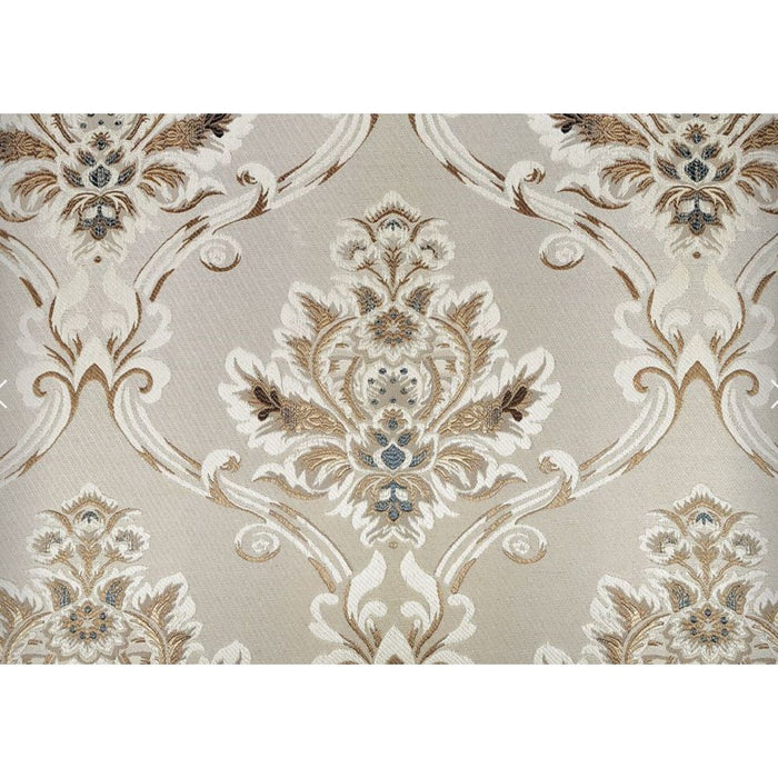 Danae - Sofa With 7 Pillows - Fabric, Champagne & Gold