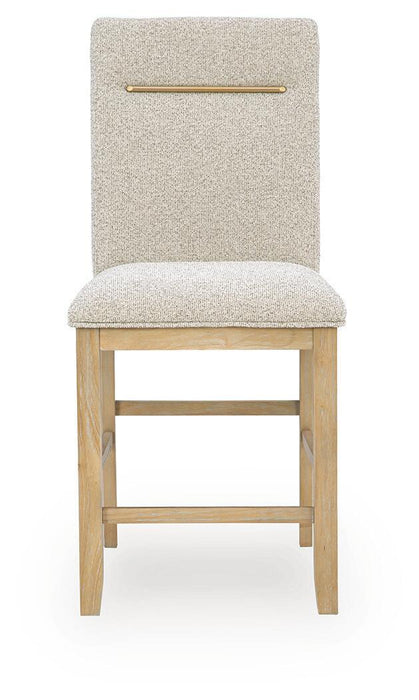 Lasinger - 5 Pc. - Counter Height Dining Table And 4 Barstools - Light Brown