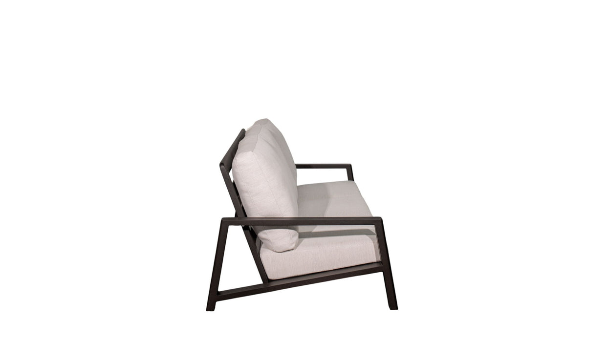Verona - Seating Sofa - Dark Espresso / Gray / Off White