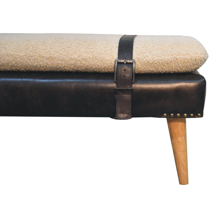 Buffalo - Hide Leather Bench