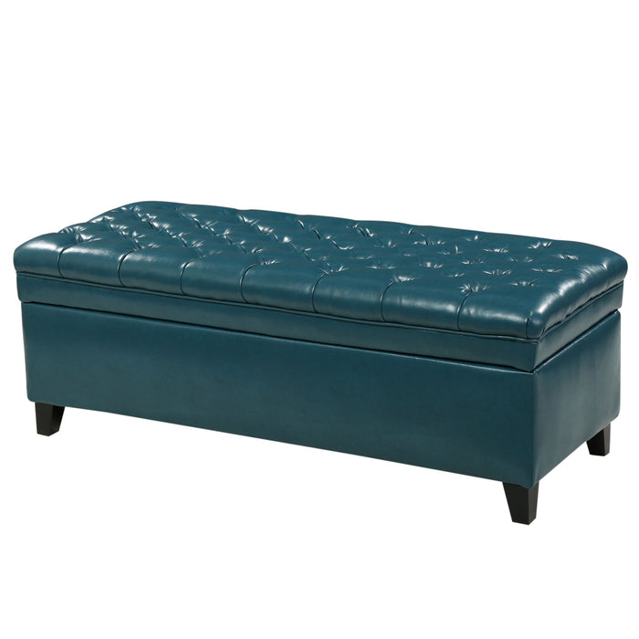 Juliana - Storage Ottoman With Birch Legs