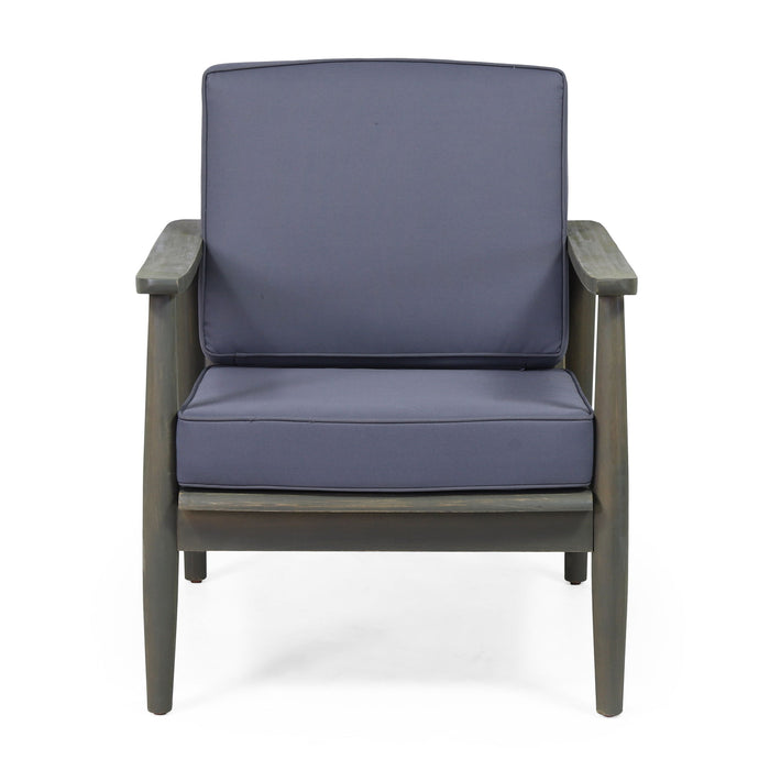 Emmry - Outdoor Acacia Wood Club Chair