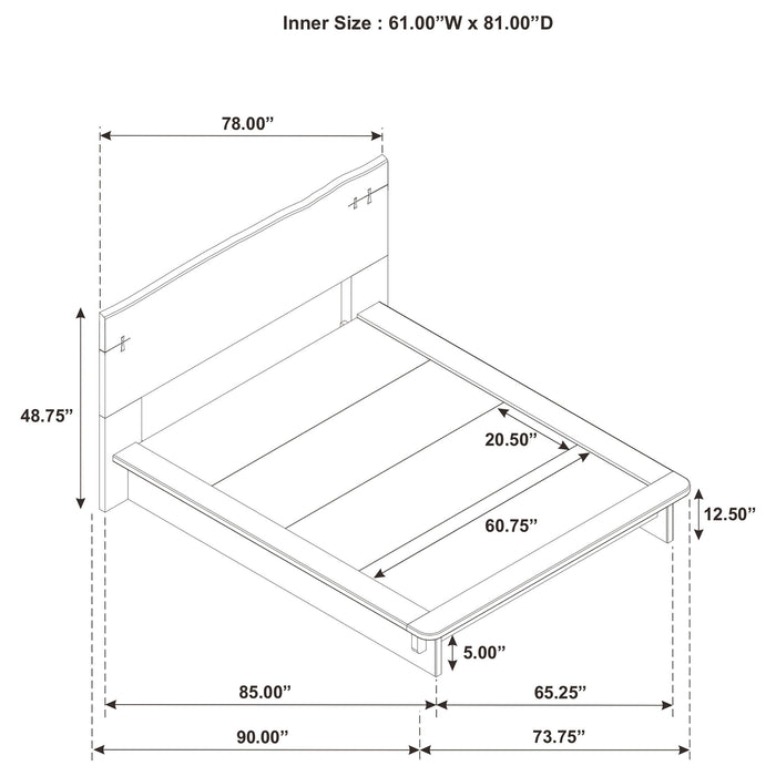 Stillwater Queen Platform Bed