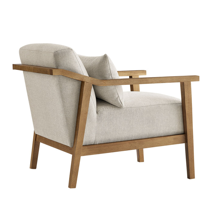 Reagan - Arm Accent Chair With Lumbar Pillow