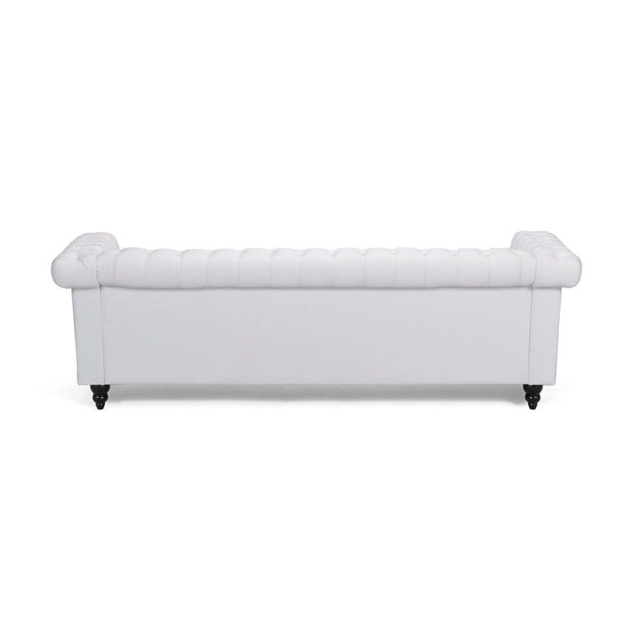 Chesterfield Style 3 Seater Sofa With Deep Button Tufting