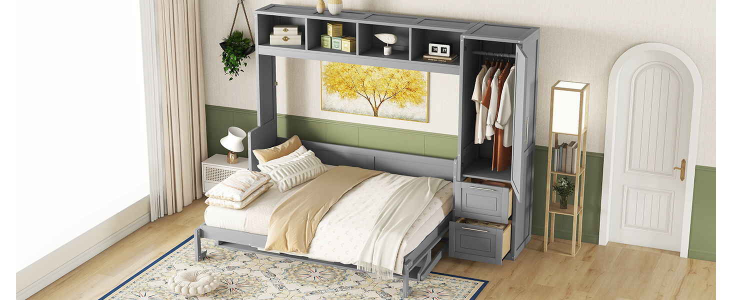 Murphy Wall Bed With Closet And Drawers