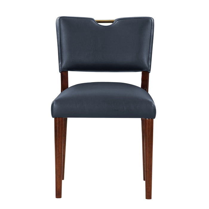 Bryson Retro Modern Dining Chair (Set of 2) - Dark Navy