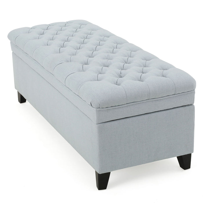 Juliana - Storage Ottoman With Birch Legs