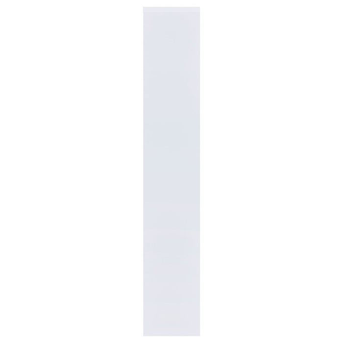 Theo 71-inch 6-shelf Bookshelf White